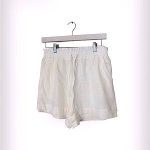 Altar’d State Pull On Drawstring Linen Blend Shorts